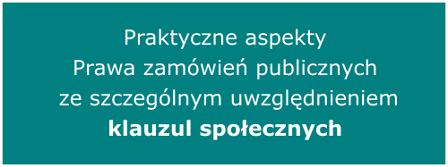 Klauzule społeczne w zamówieniach publicznych